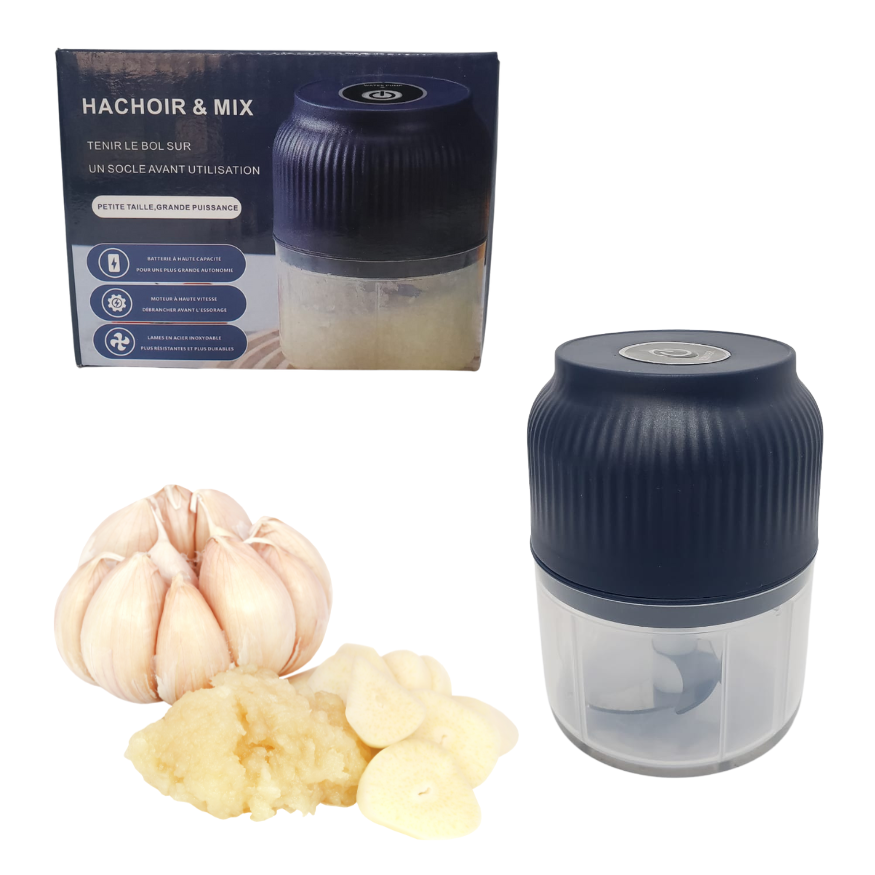 Triturador Machacador De Ajo Recargable