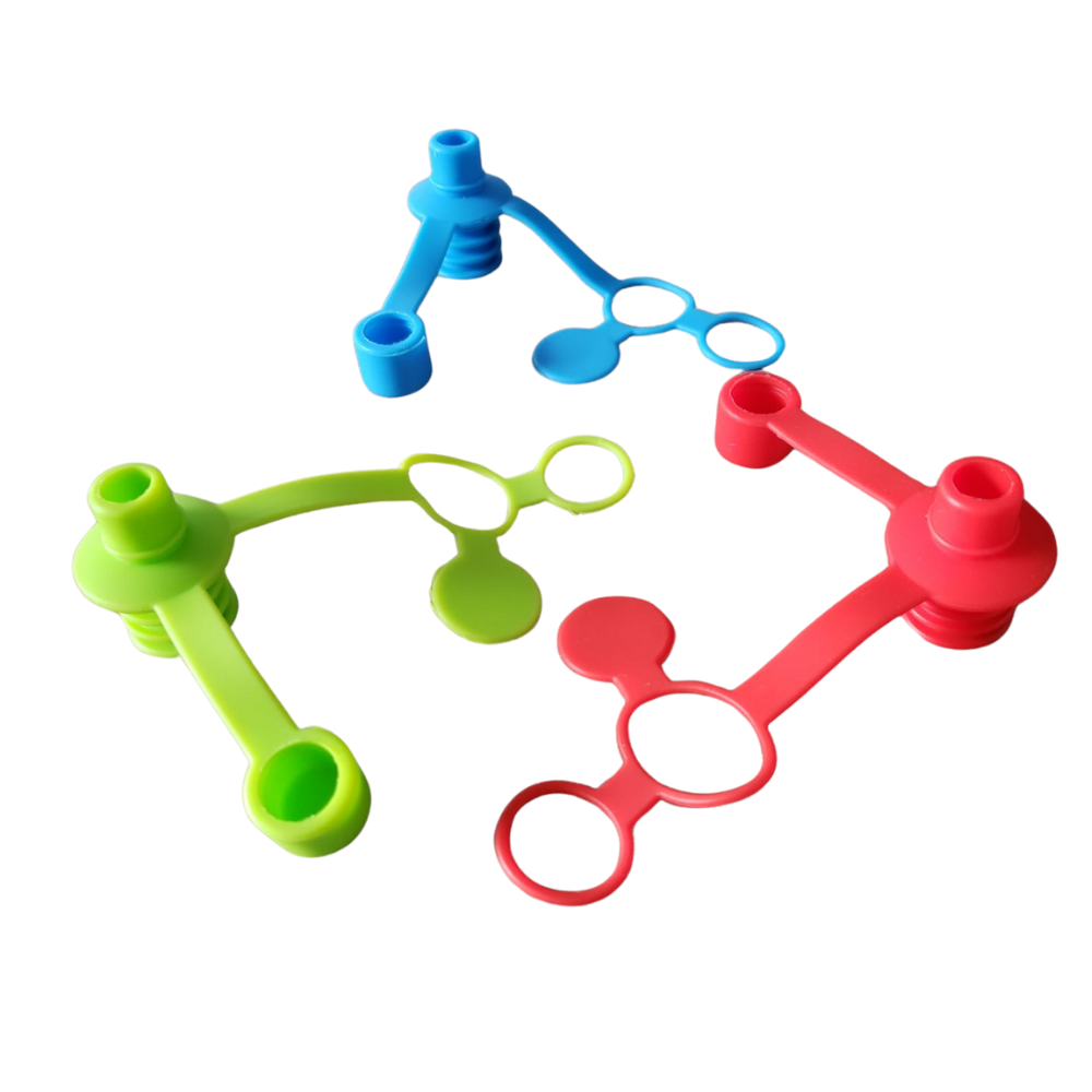 3 X Adaptador De Boquilla Superior De Silicona Para Botellas Sin Derrames Y Sin Bpa
