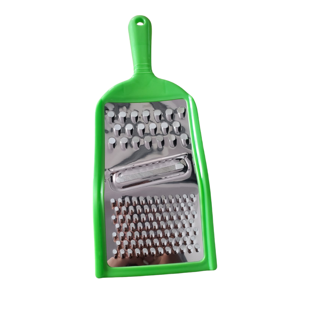Rallador Manual con Depósito de Plástico para Verduras y Quesos