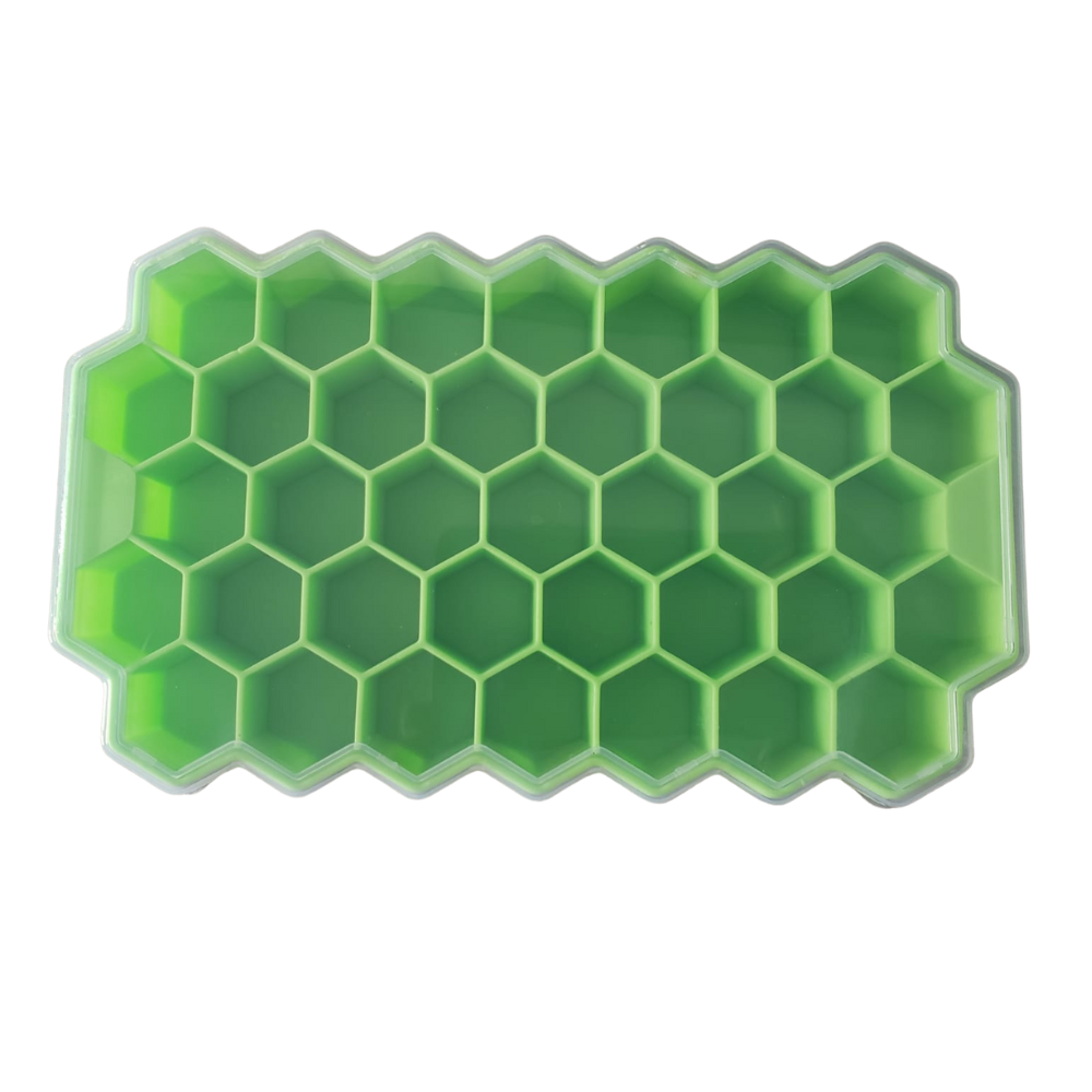 Bandeja Molde de Hielo Silicona Plastico
