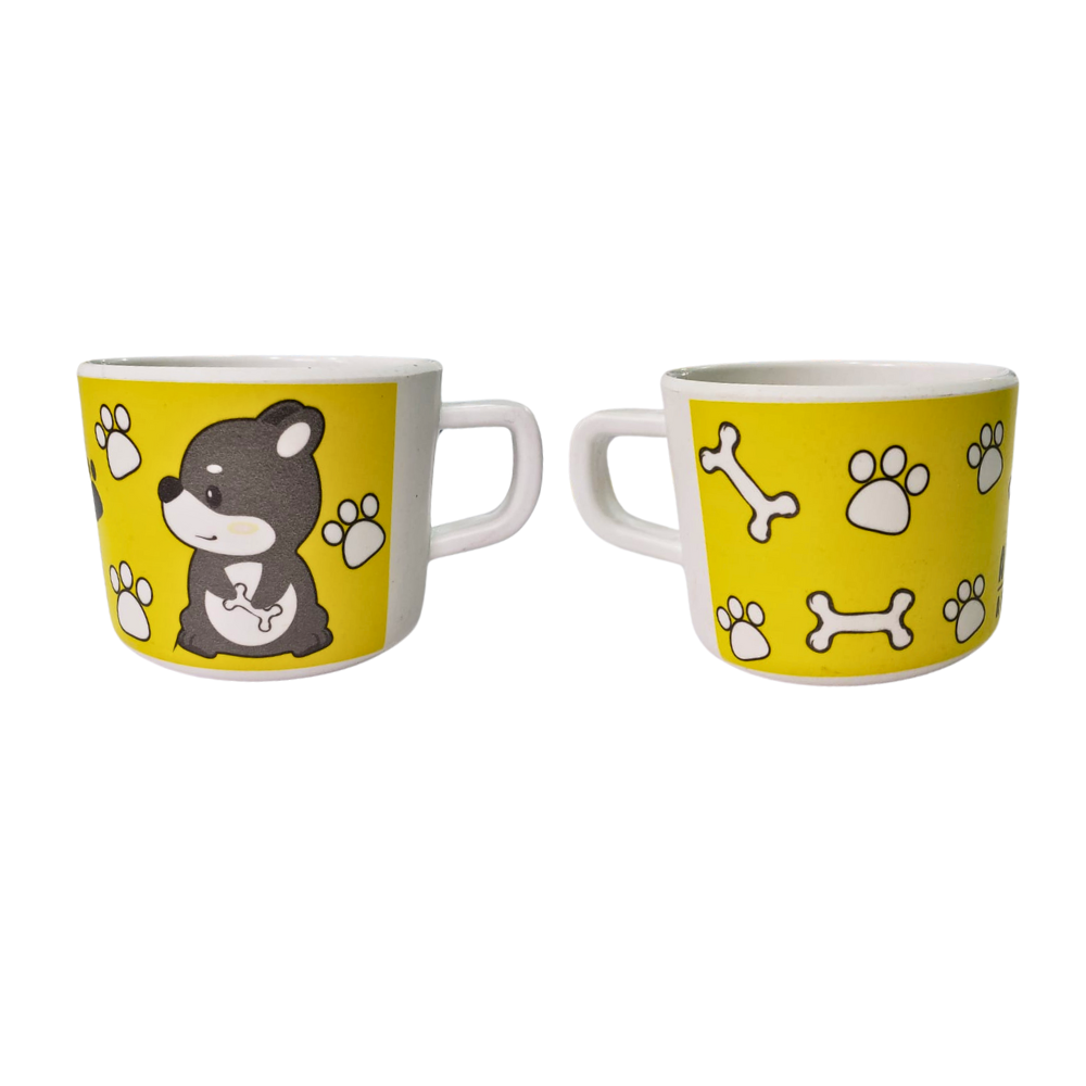 Vajilla Infantil De Fibra De Bambú Perrito