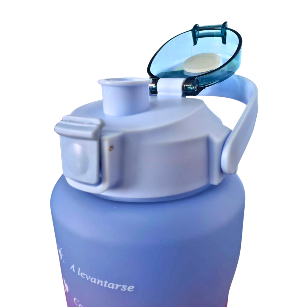 Botilo Motivacional Botella De Agua + Stikers