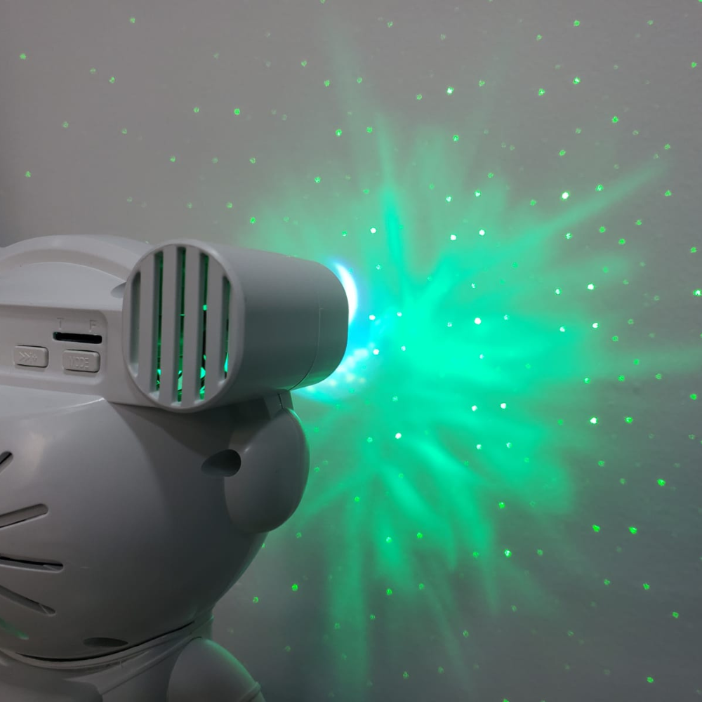 Proyector Astronauta Lampara Galaxia Estrellas Bluetooth