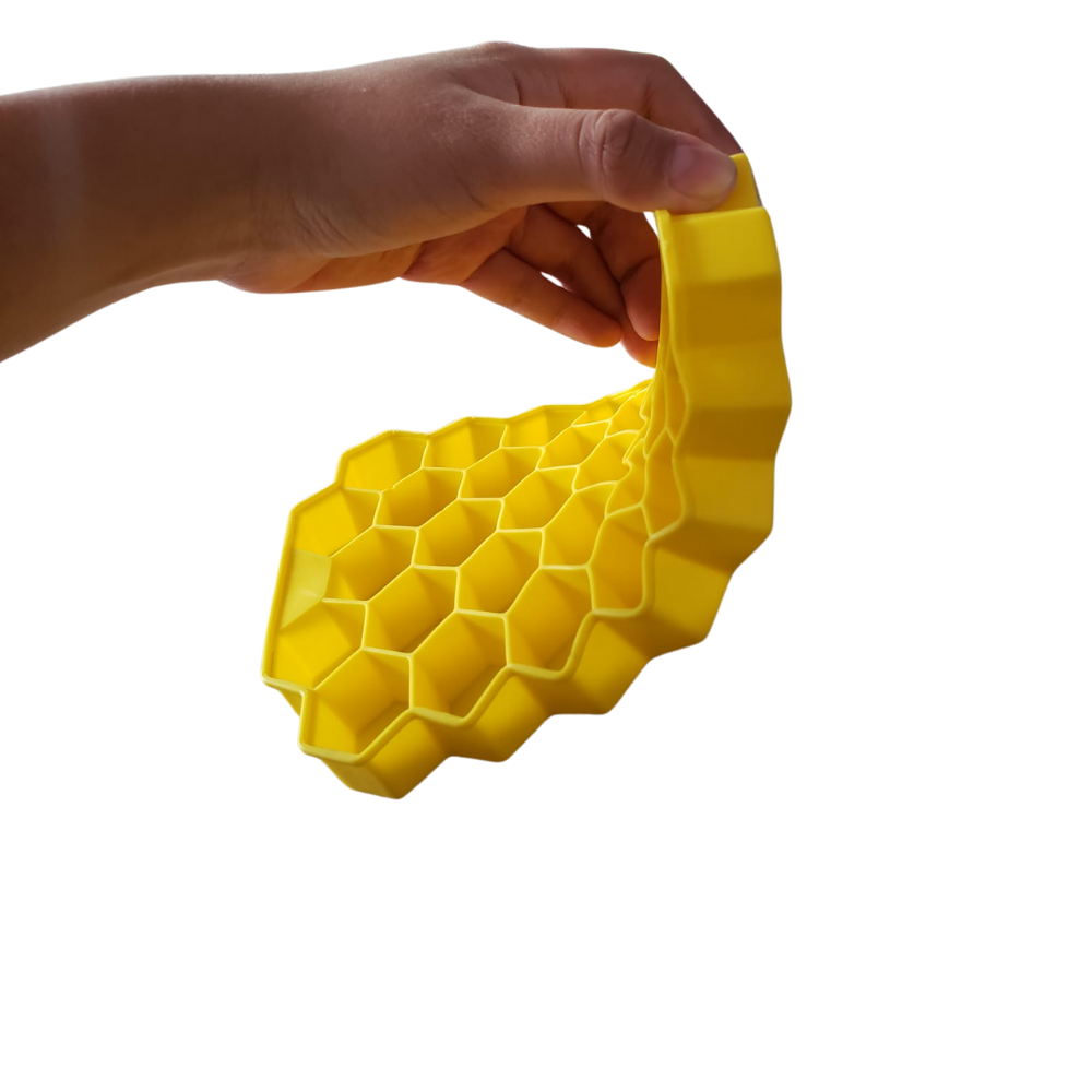 Bandeja Molde de Hielo Silicona Plastico