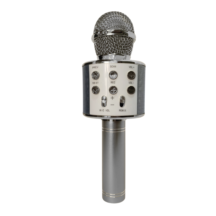Micrófono Parlante Karaoke Bluetooth Portátil Inalámbrico