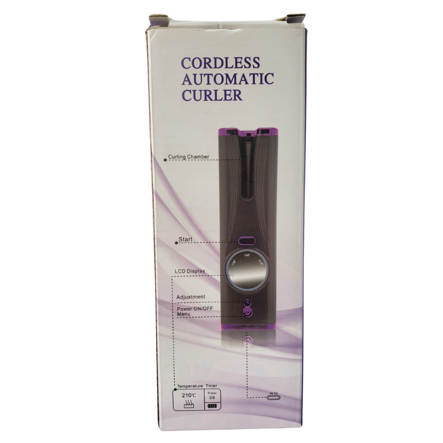 Rizador Inalámbrico Electrico Portatil