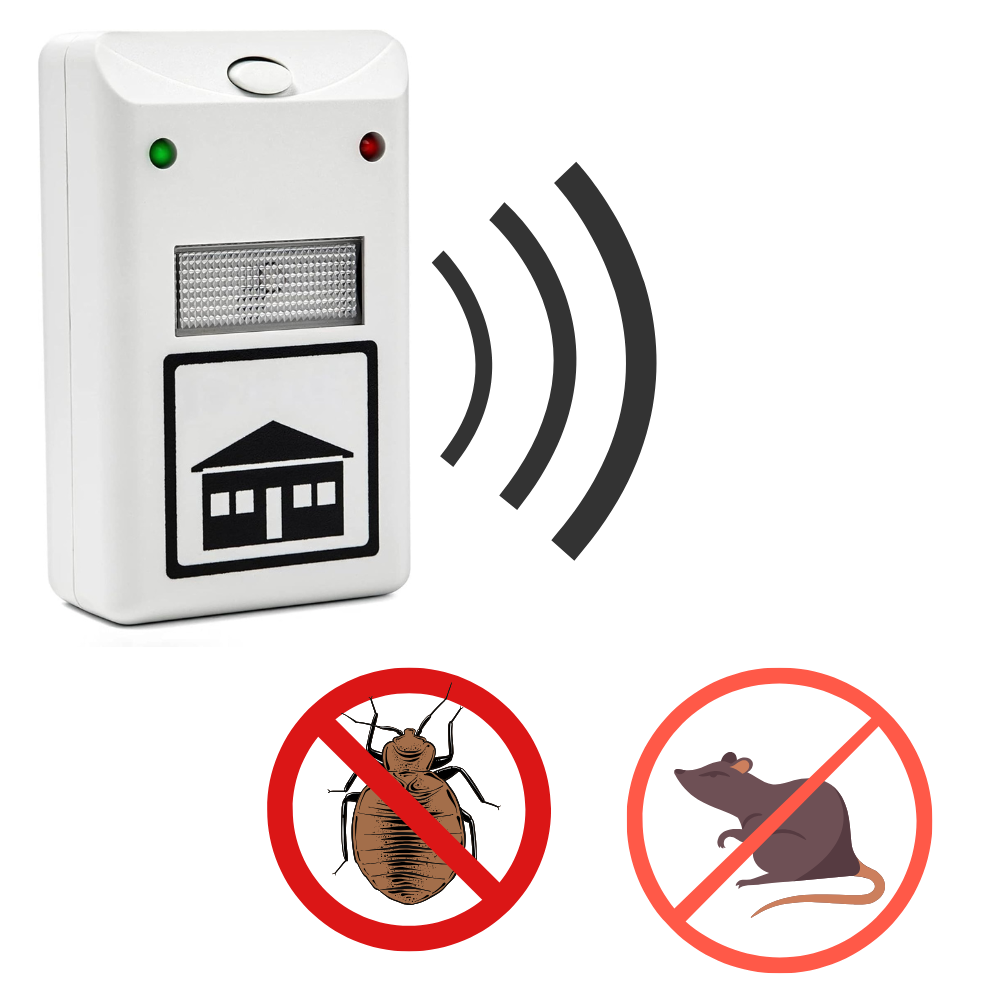 Repelente Eléctrico de Mosquitos, Cucarachas, Roedores o Bichos