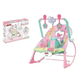 Mecedora para bebé + mosquitero MONITO ROSA