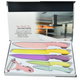 Kit completo de cuchillos de cerámica de Colores