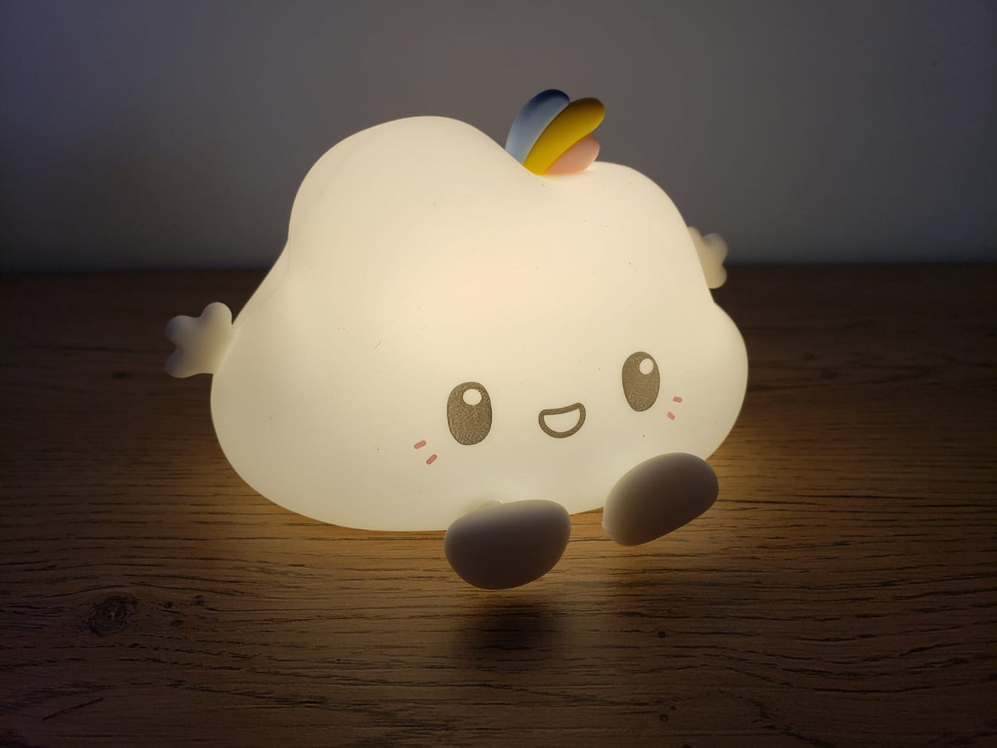 Lampara Silicona de Noche Nube