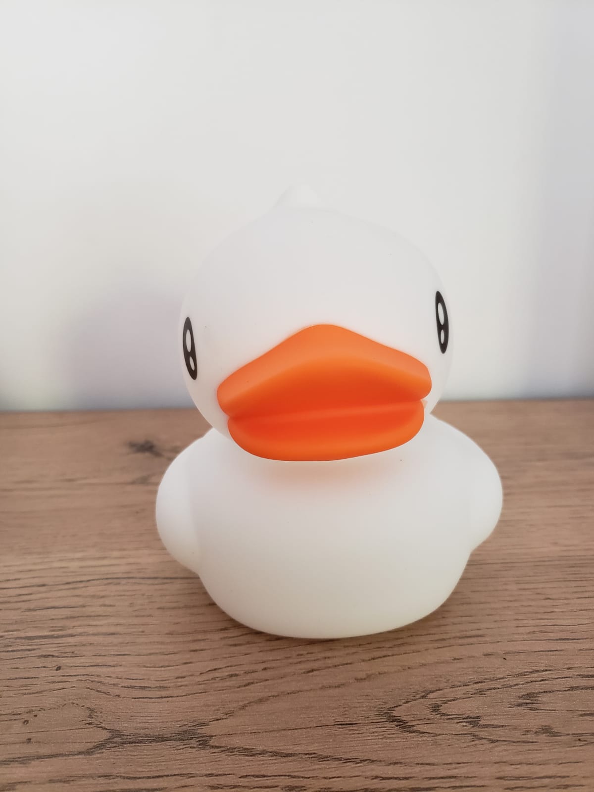 Lampara Silicona de Noche Pato