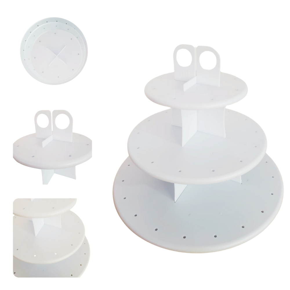 Soporte para Cupcakes de 3 Niveles