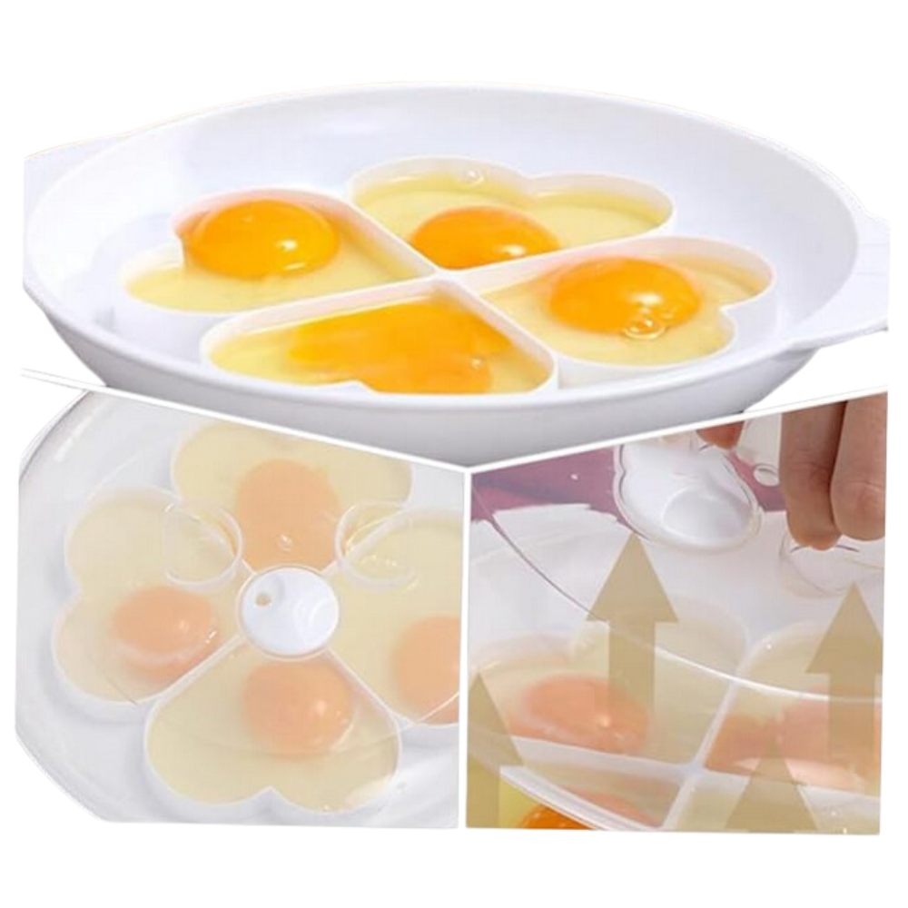 Recipiente para Hervir Huevos en Microondas