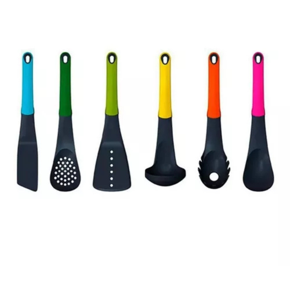 Juego de Utensilios de Cocina con Soporte Giratorio