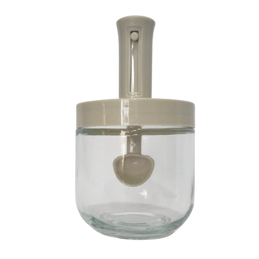Envase De Vidrio Herméticos Para Pimienta Con Tapas Y Cuchara 10 Oz Recipientes De Vidrio Para Sal