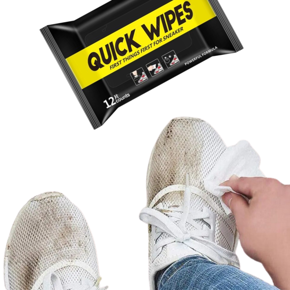 Toallitas de limpieza para zapatos