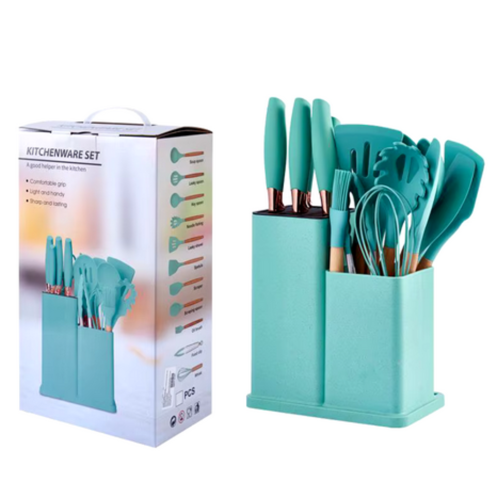 Juego de Utensilios De Cocina x 19 Piezas