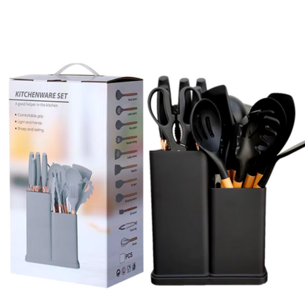 Juego de Utensilios De Cocina x 19 Piezas