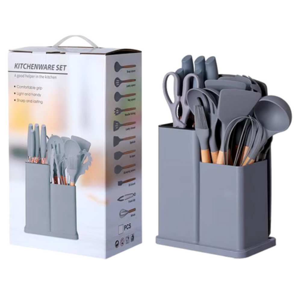 Juego de Utensilios De Cocina x 19 Piezas
