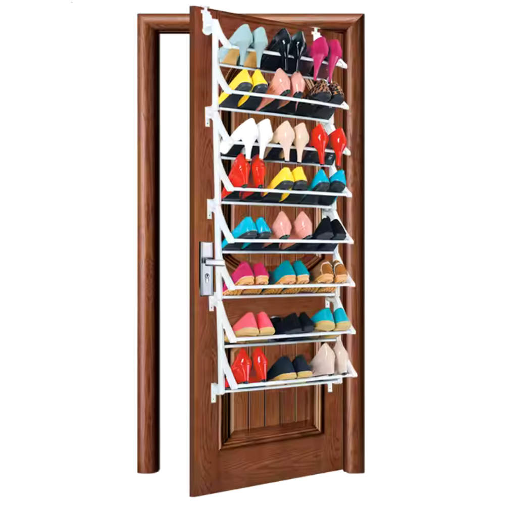 Estante de Zapatos para Puerta de 12 Niveles