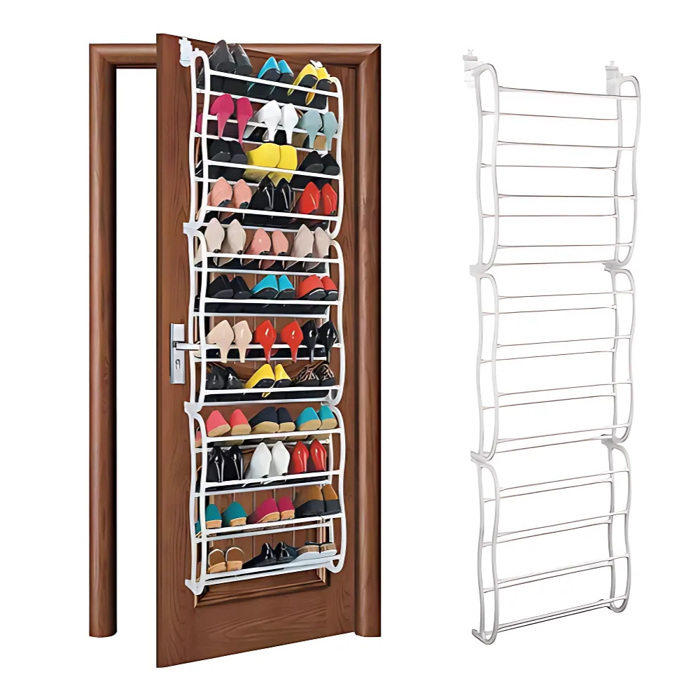 Estante de Zapatos para Puerta de 12 Niveles