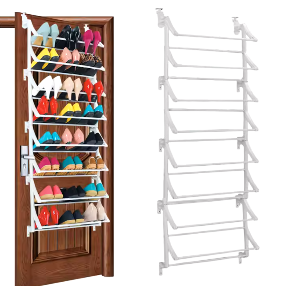 Estante de Zapatos de 9 Niveles 56x28x157cm