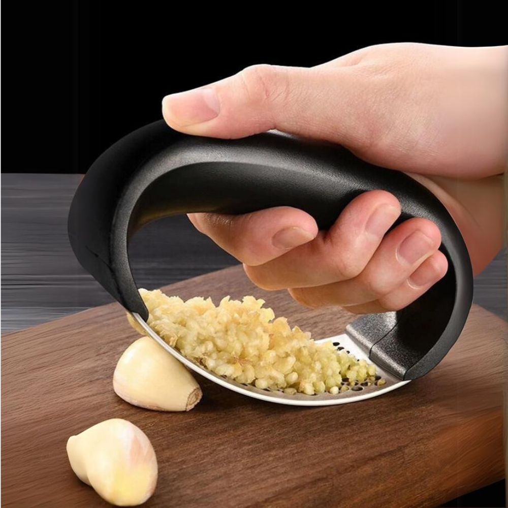 Triturador de ajos ergonómico