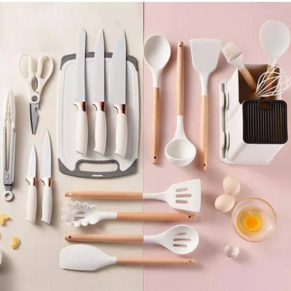 Juego de Utensilios De Cocina x 19 Piezas