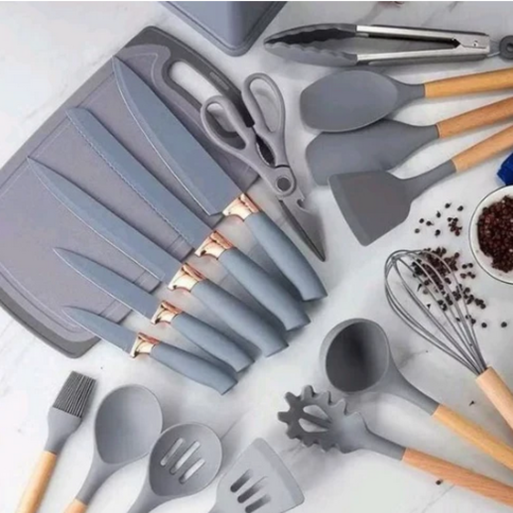 Juego de Utensilios De Cocina x 19 Piezas