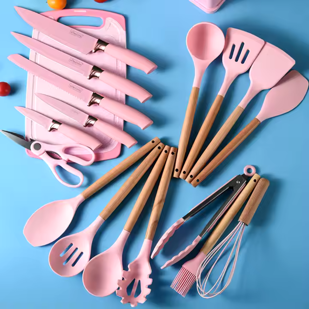 Juego de Utensilios De Cocina x 19 Piezas
