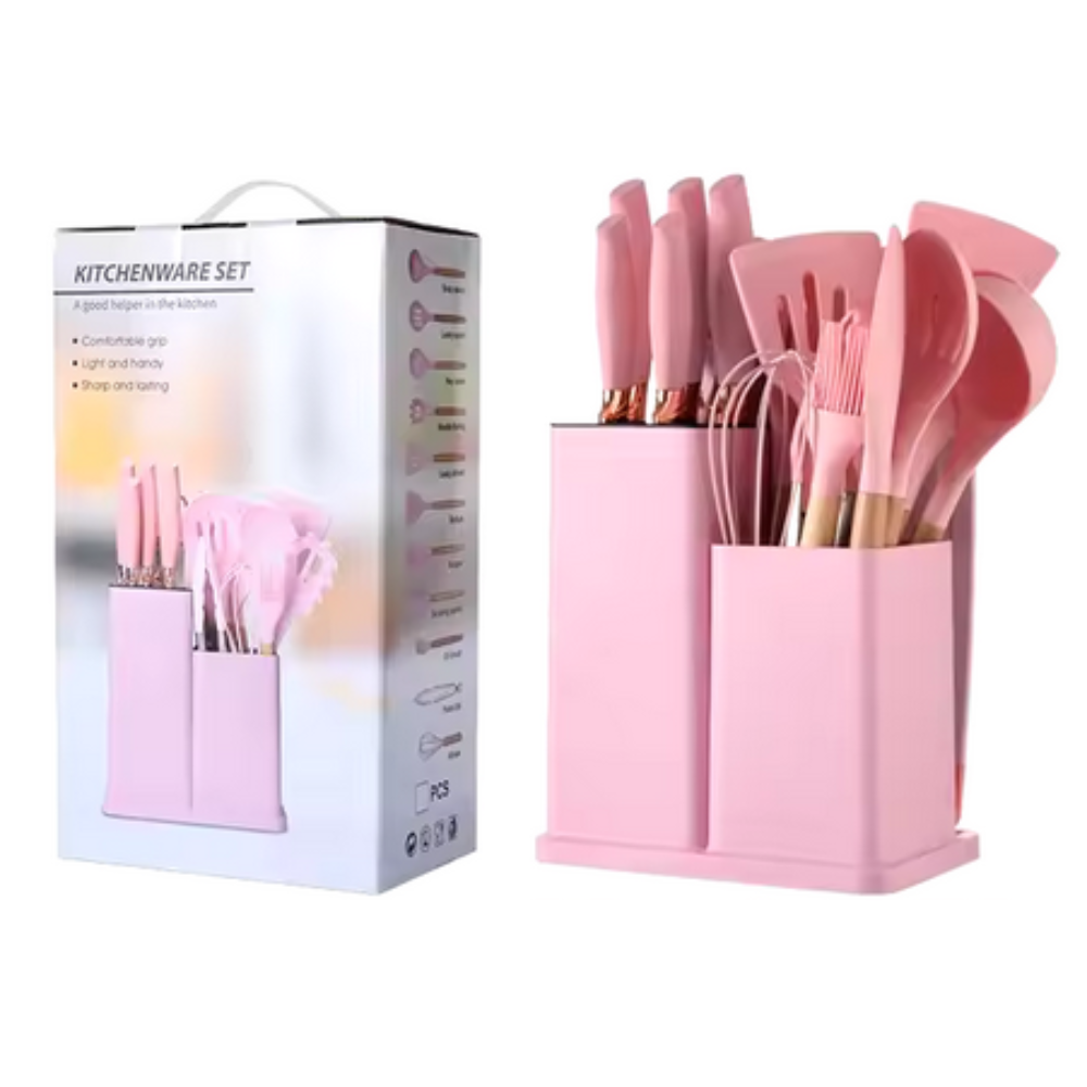 Juego de Utensilios De Cocina x 19 Piezas