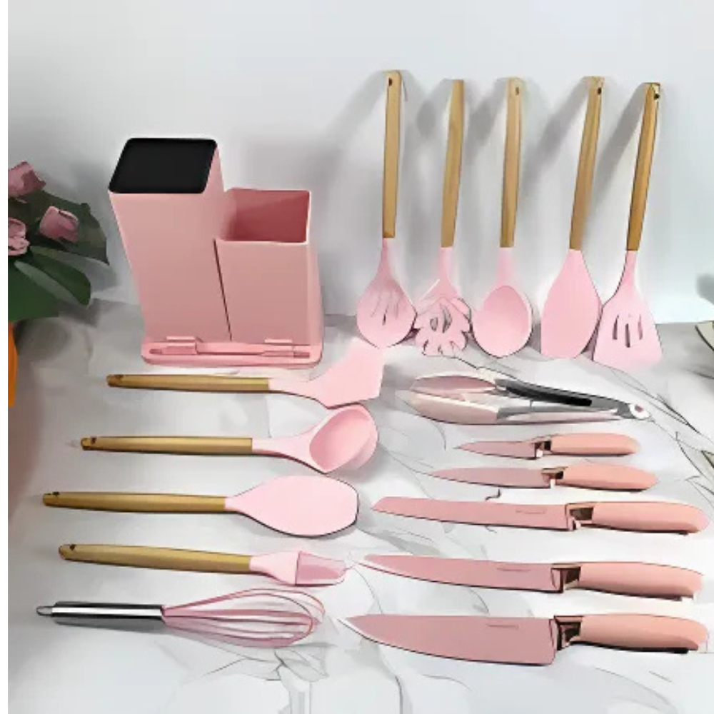 Juego de Utensilios De Cocina x 19 Piezas