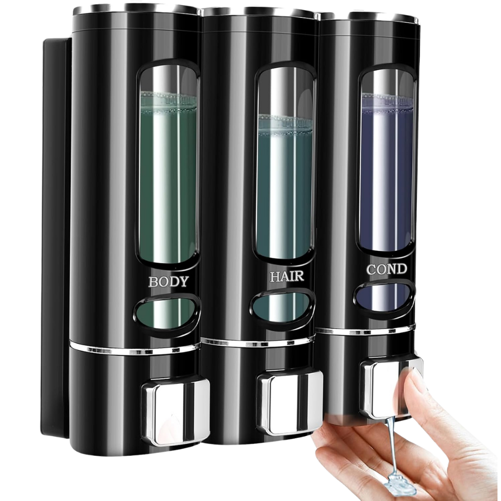 Dispensador de jabón de ducha 3 en 1