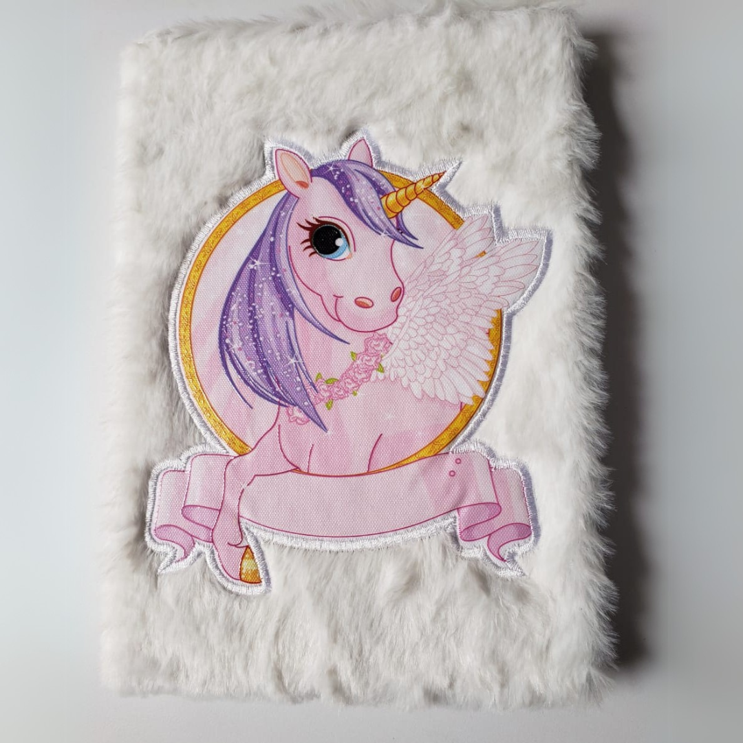 Cuaderno de Peluche Unicornio
