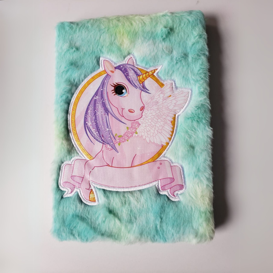 Cuaderno de Peluche Unicornio