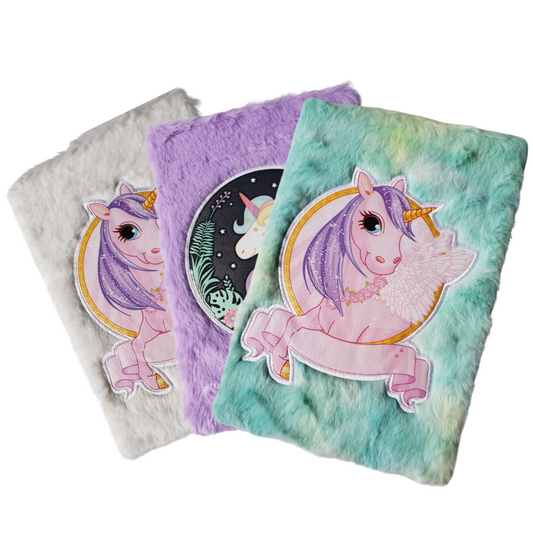 Cuaderno de Peluche Unicornio