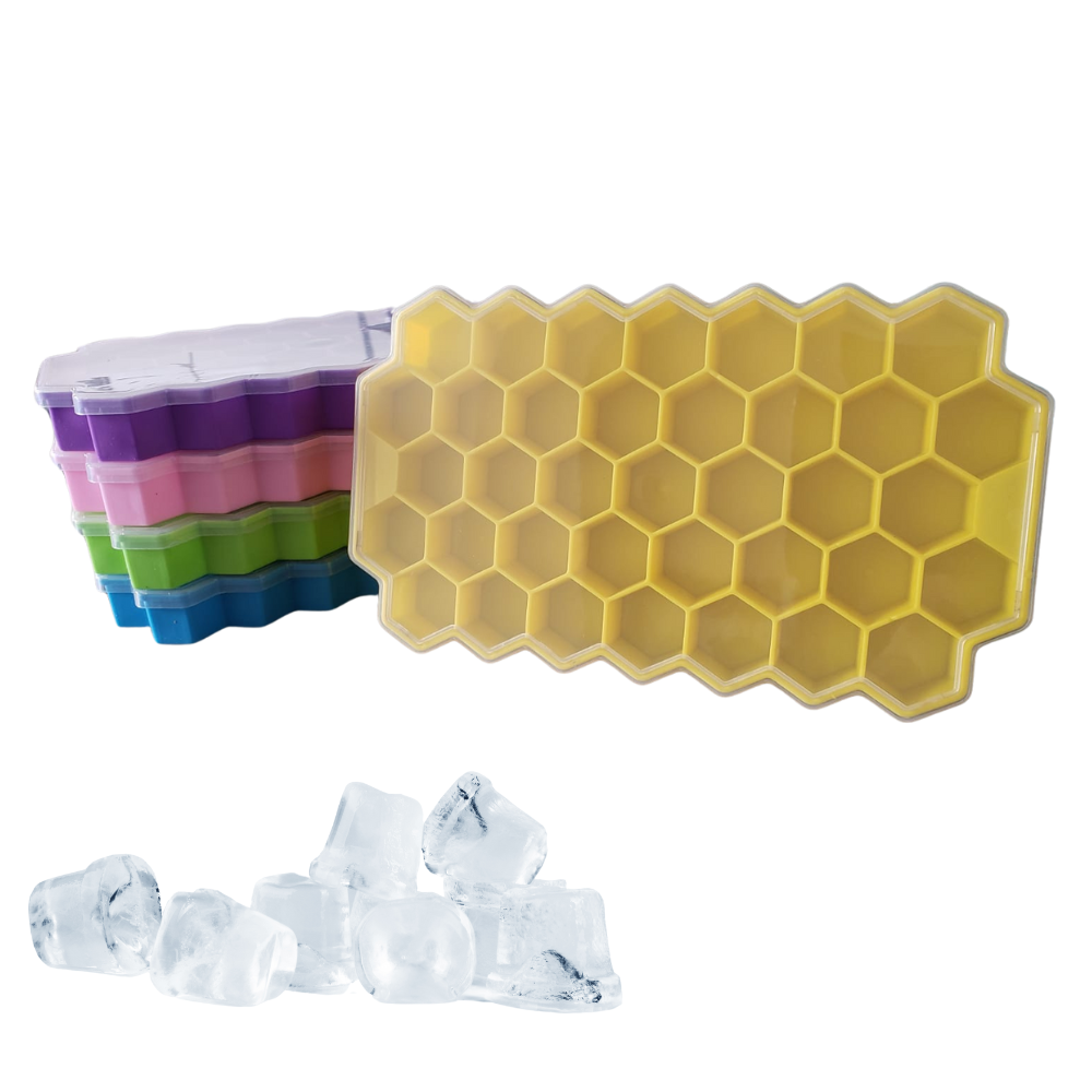 Bandeja Molde de Hielo Silicona Plastico